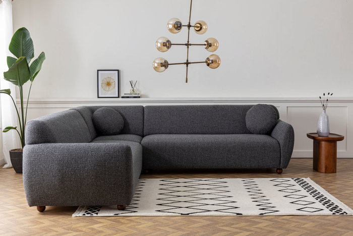 Atelier Del Sofa Eddy Corner 2 (3L-C-3R) - Gris oscuro Atelier Del Sofa Eddy Corner 2 (3L-C-3R) - Gris oscuro
